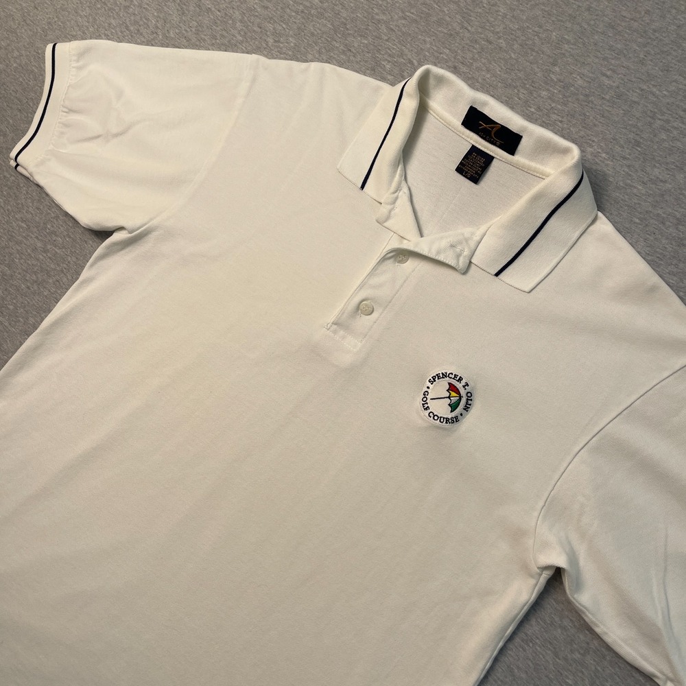 VTG Ash City Arnold Palmer Spencer T Olin Golf Course Polo Shirt Mens Large L